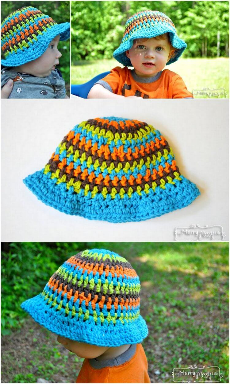 1 - Crochet Summer Sun Hat – Free Pattern