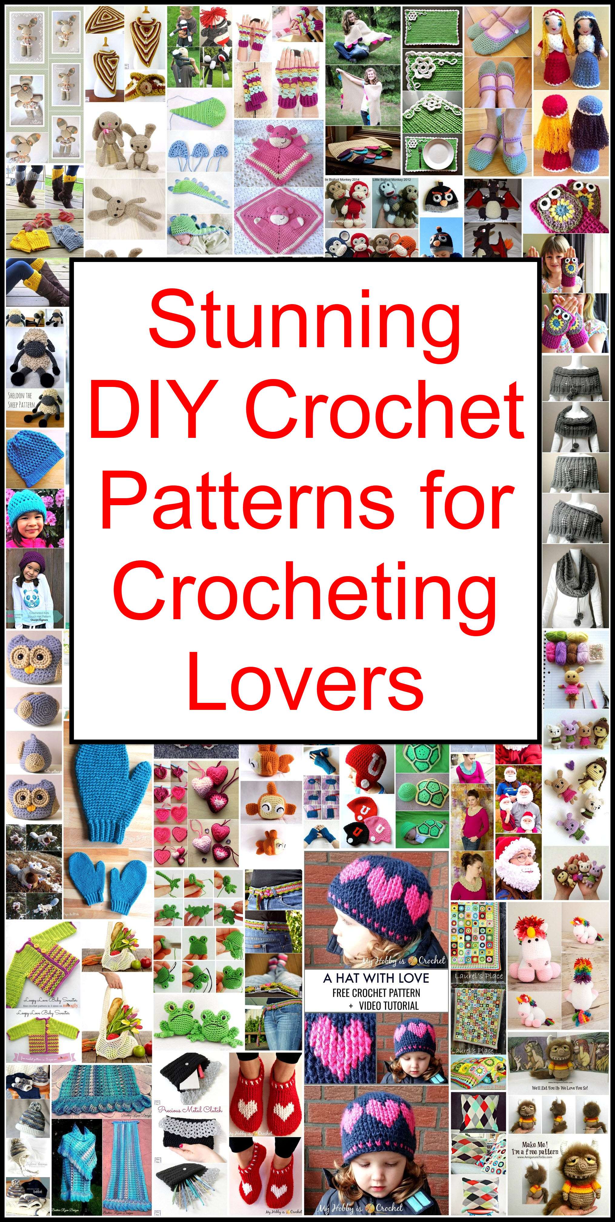 Stunning DIY Crochet Patterns for Crocheting Lovers