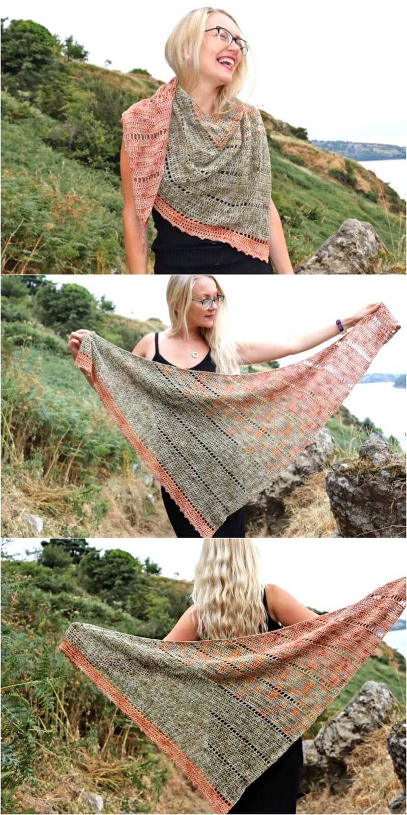 1 Space Fade Shawl – Free Pattern 1