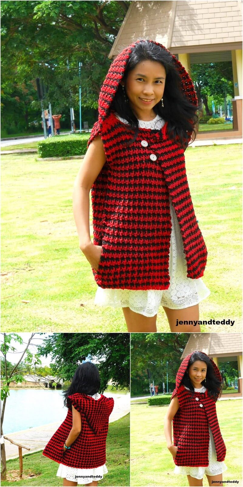 1 The pretty vest cardigan free crochet pattern 1