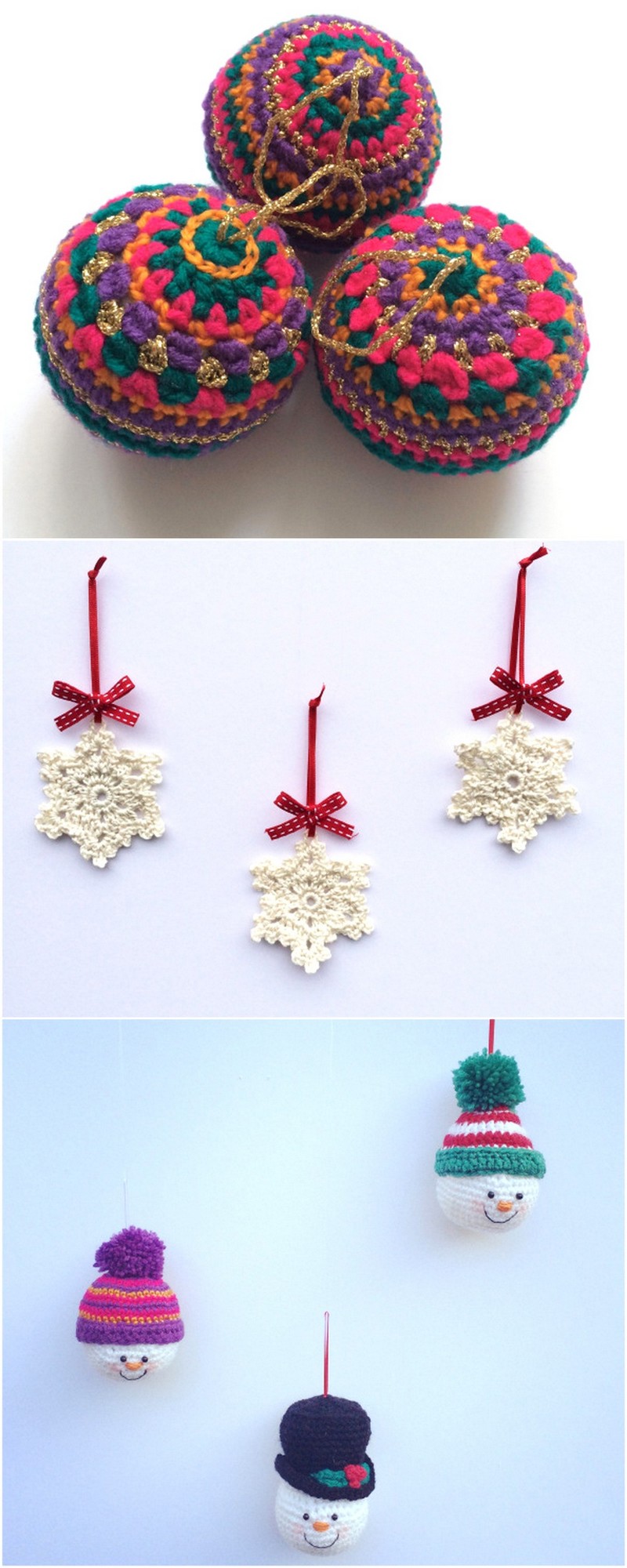 10 Handmade Crochet Christmas Decorations 1