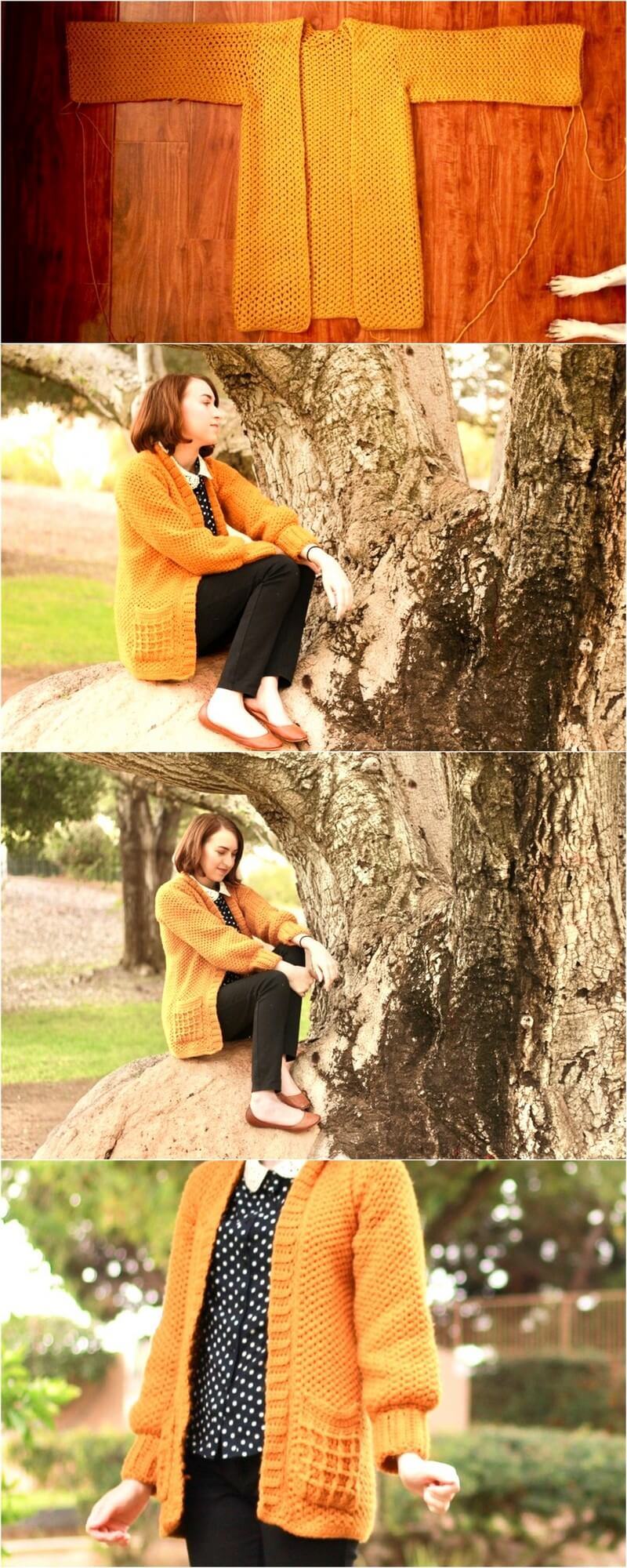 11 The Waffle Cardigan Crochet Pattern 1