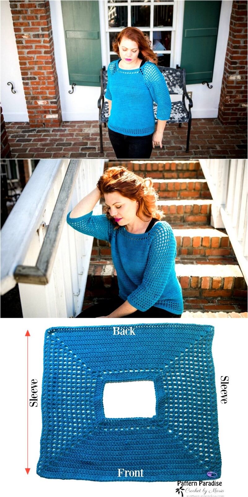 12 Free Crochet Sweater Pattern 1