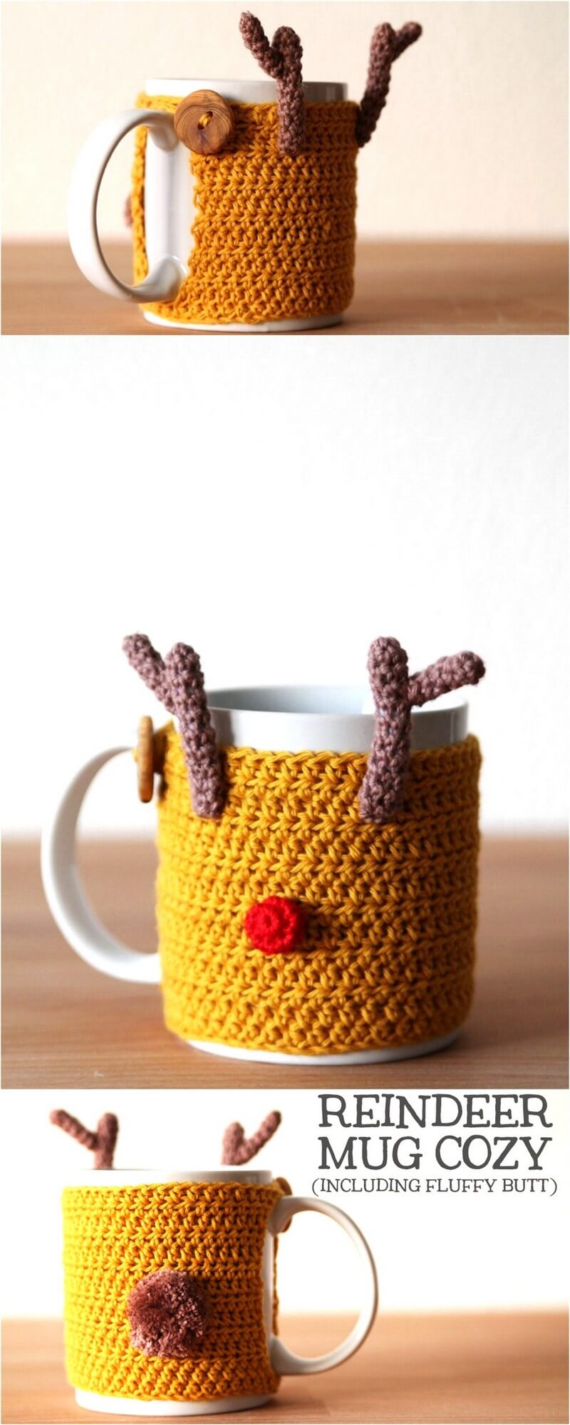 12 Reindeer Mug Cozy 1