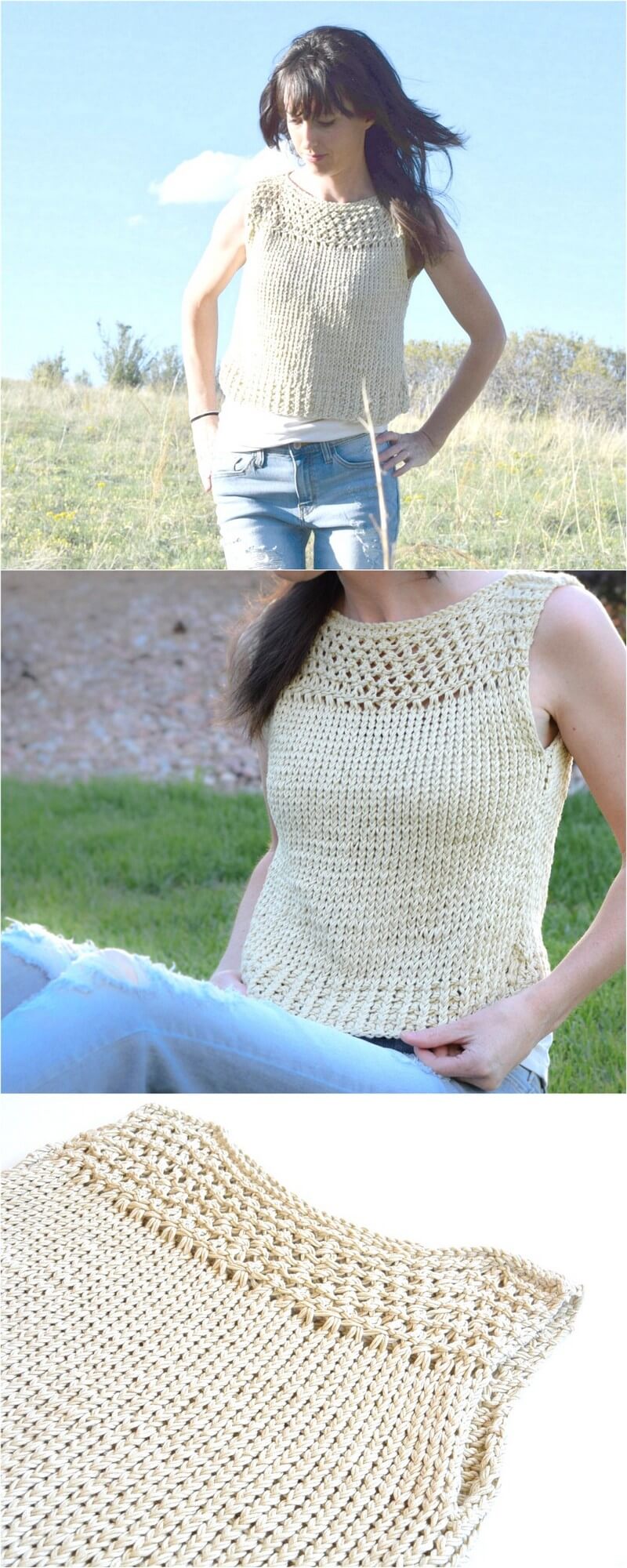 127 Summer Vacation Knit Top Pattern 1