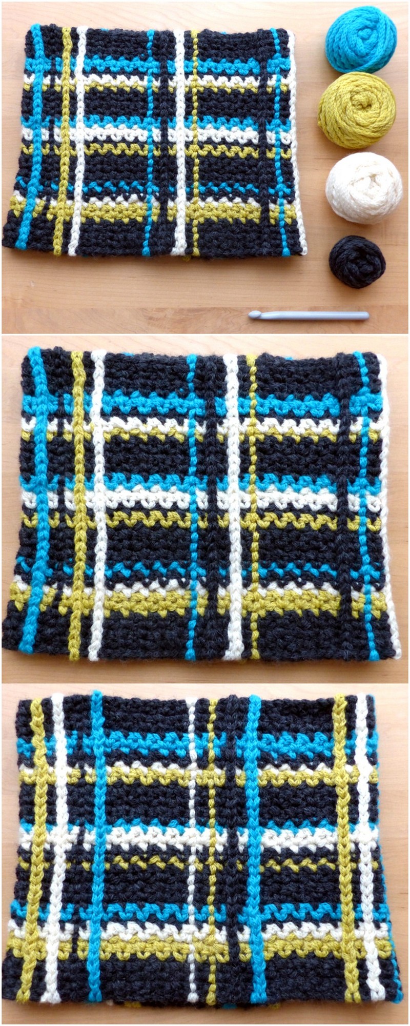 15 Plaid Cowl 1
