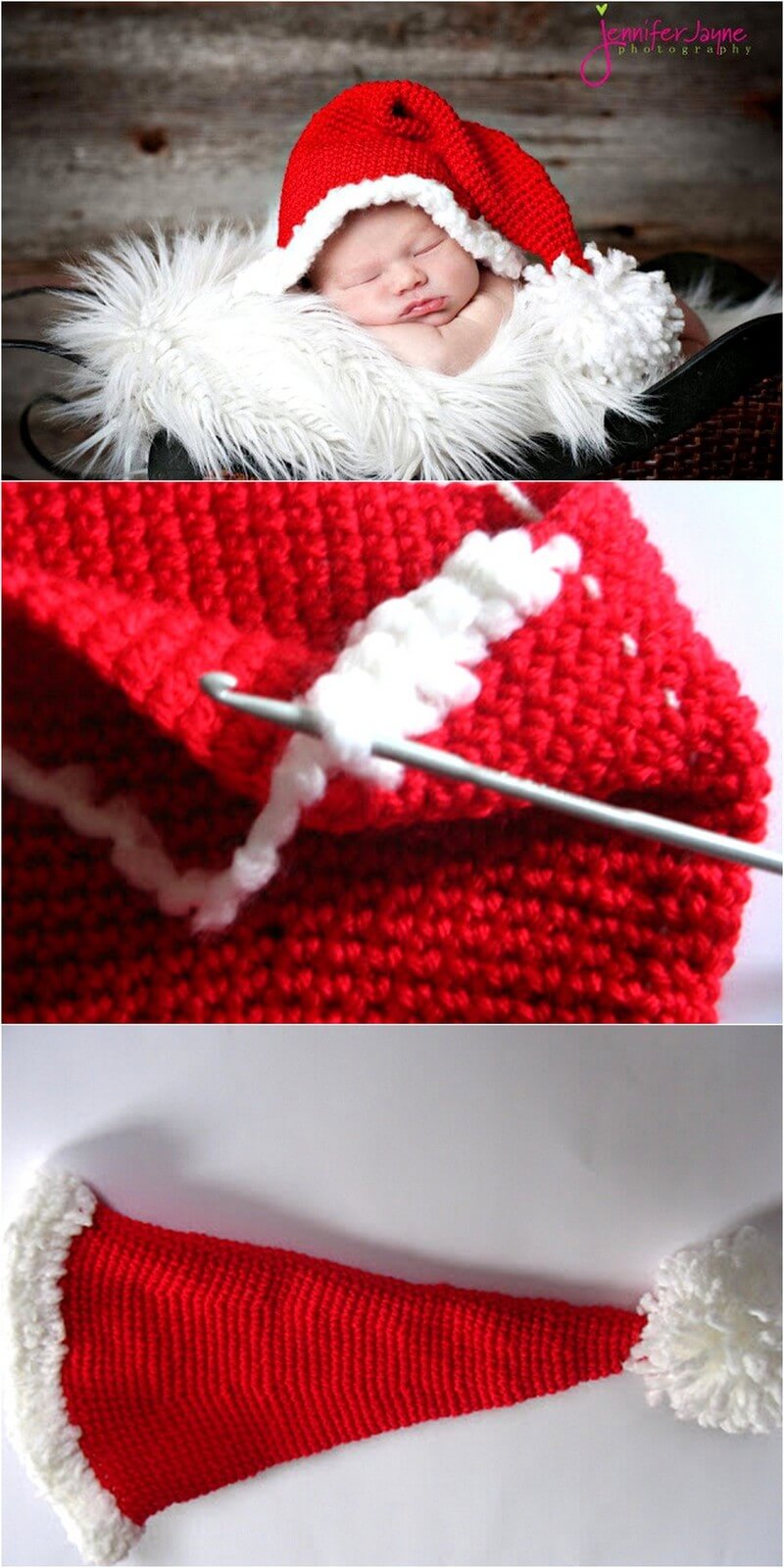 17 santa hat free crochet pattern 1