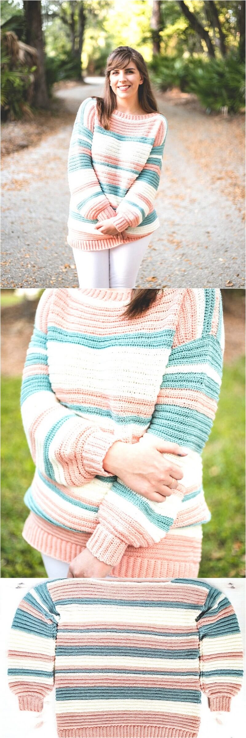 18 Crochet Magic Stripe Sweater 1