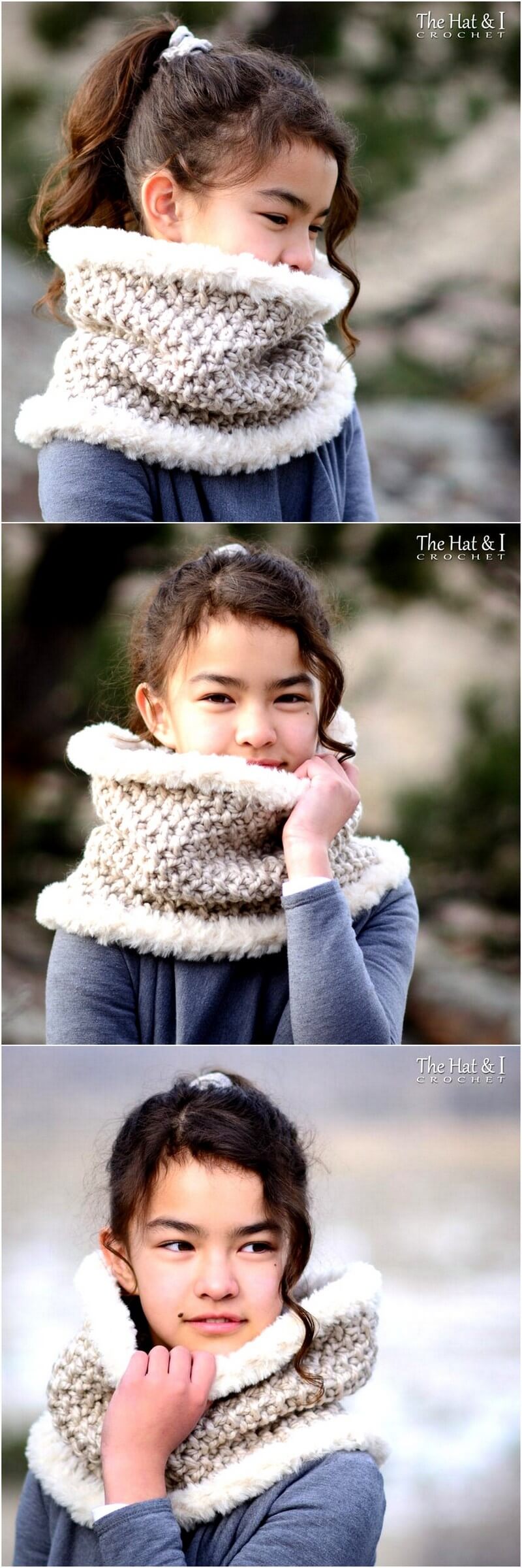 19 Crochet PATTERN - Arctic Luxe Cowl - crochet cowl pattern 1