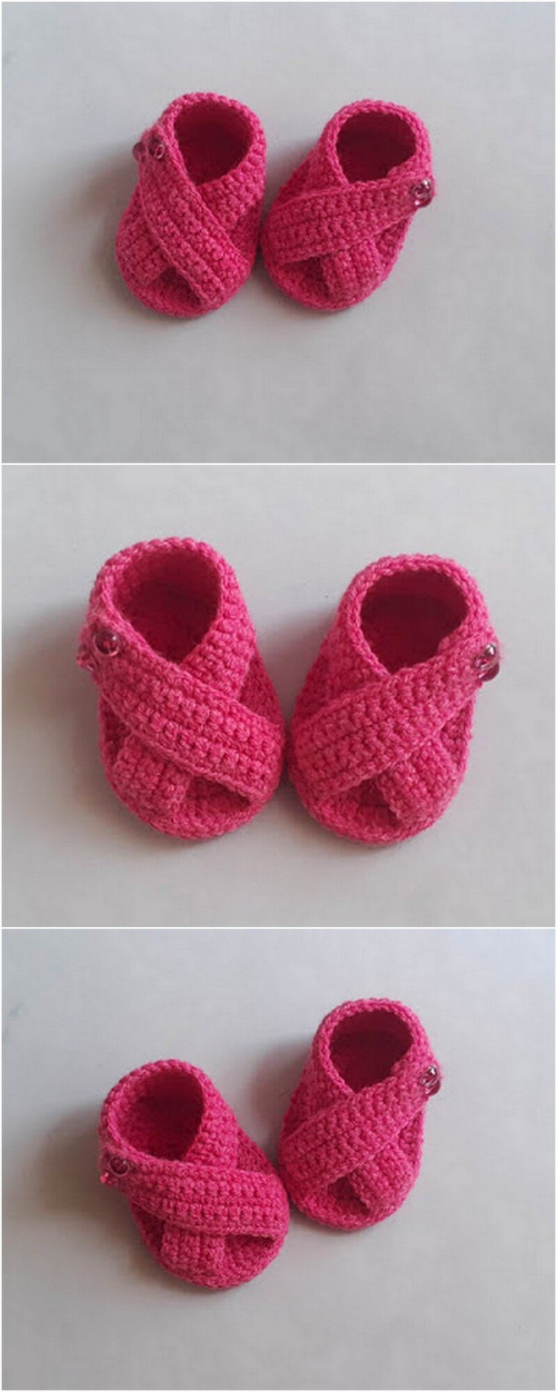19 Super Fast Baby Shoes Crochet Design 1