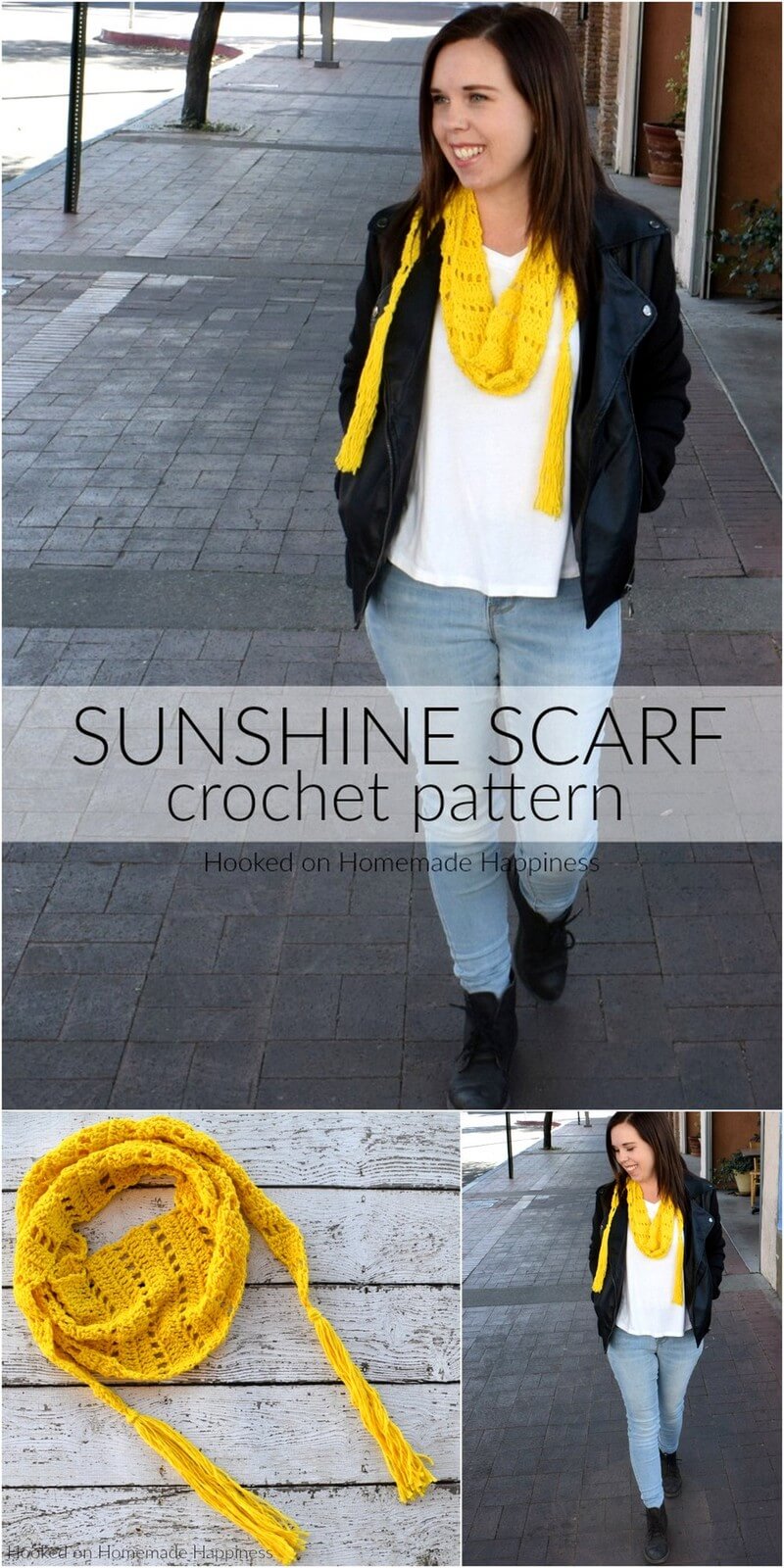 222 Sunshine Crochet Scarf Pattern 1
