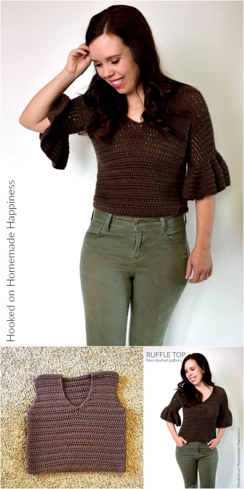 225 Ruffle Top Crochet Pattern 1