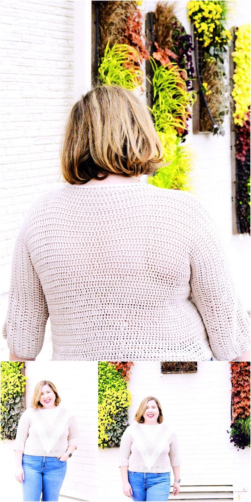 25 CEDAR ISLAND SWEATER – FREE CROCHET PATTERN 1