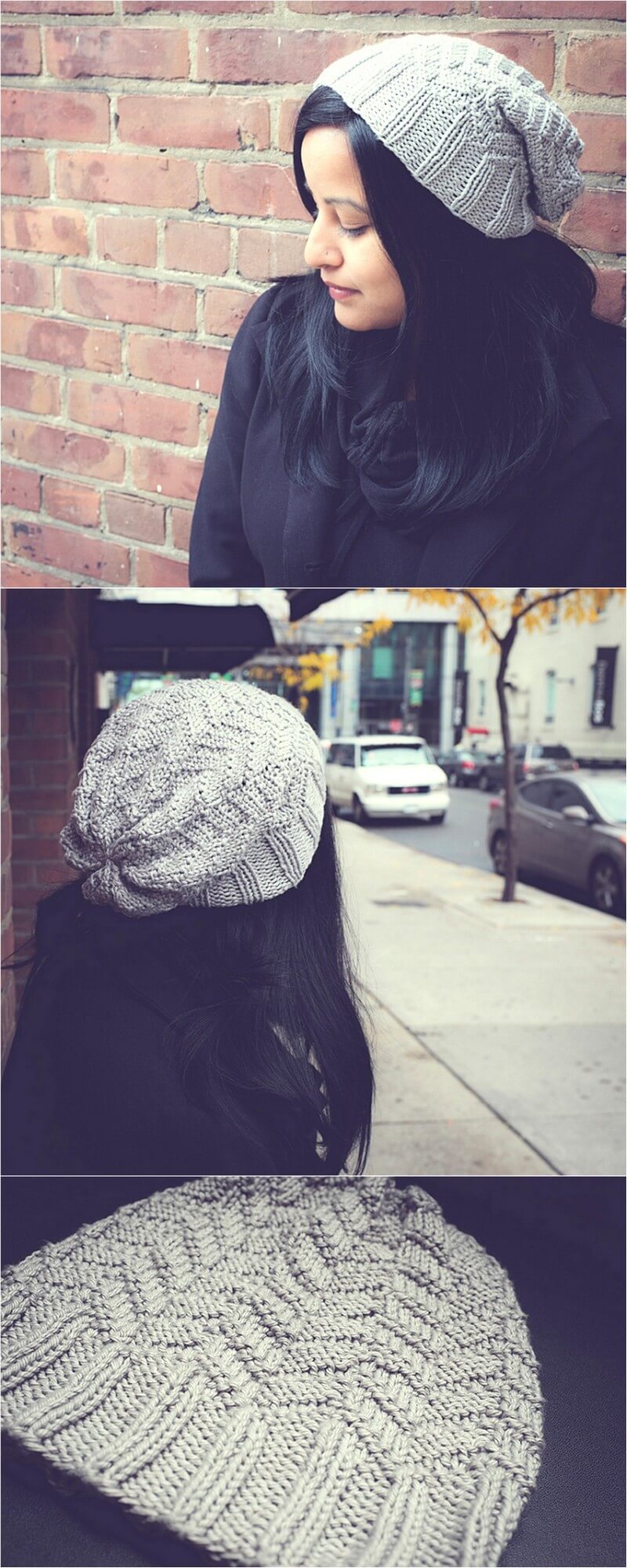 25 THE SIMPLE SLOUCH – FREE KNITTING PATTERN 1