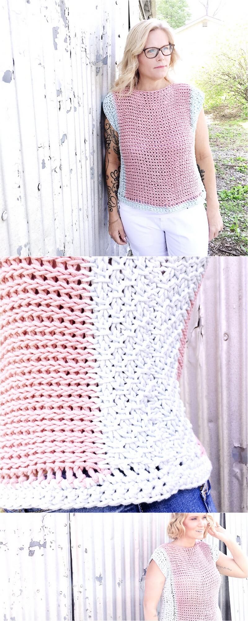 250 CROCHET WOODBURN TEE 1