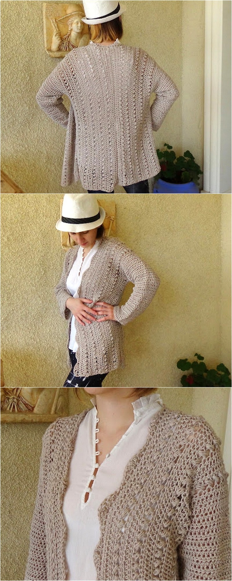 26 How to crochet the Sahara Cardigan 1