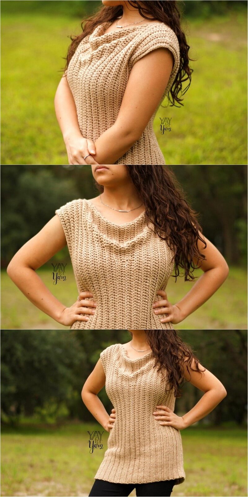 26 cowl-neck-tee-crochet-pattern 1