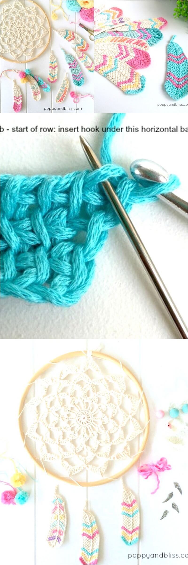 28 Tunisian Feathers Free Pattern 1