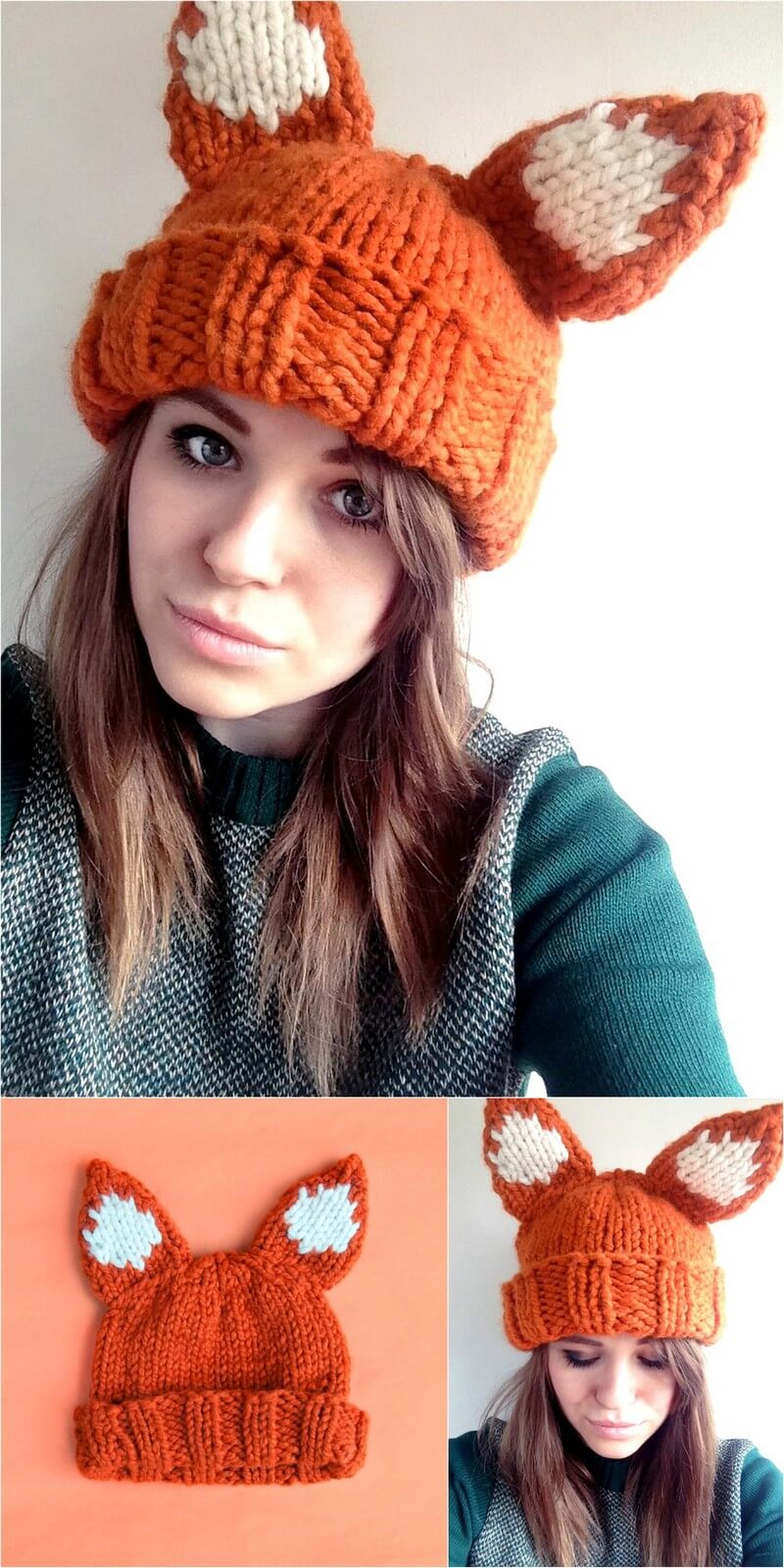 29 SUPER CHUNKY FOXY HAT PATTERN 1