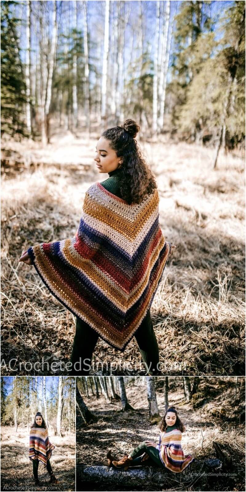 29 WASILLA PONCHO – FREE CROCHET PONCHO PATTERN 1