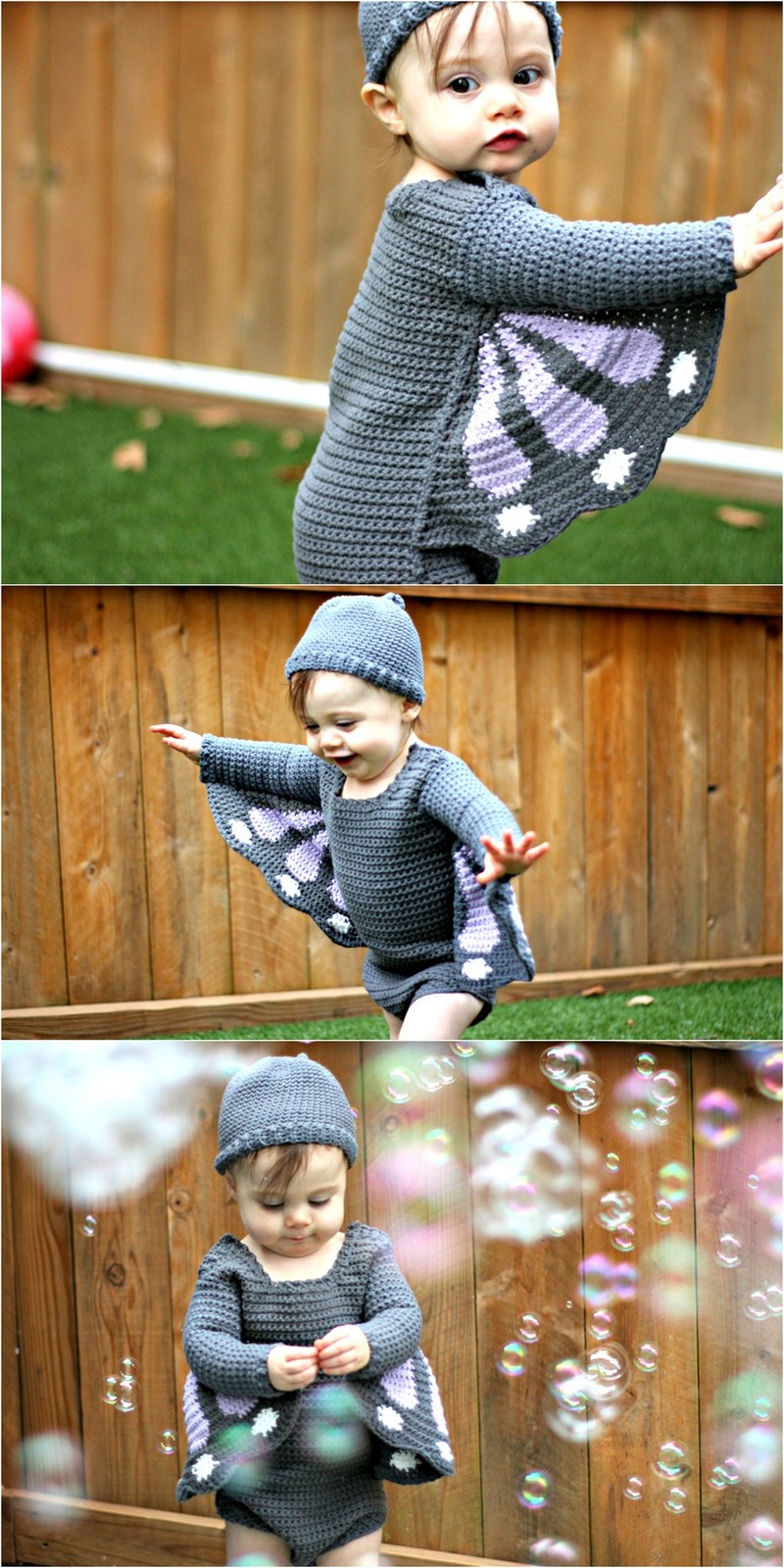3 BABY BUTTERFLY COSTUME – FREE CROCHET PATTERN 1
