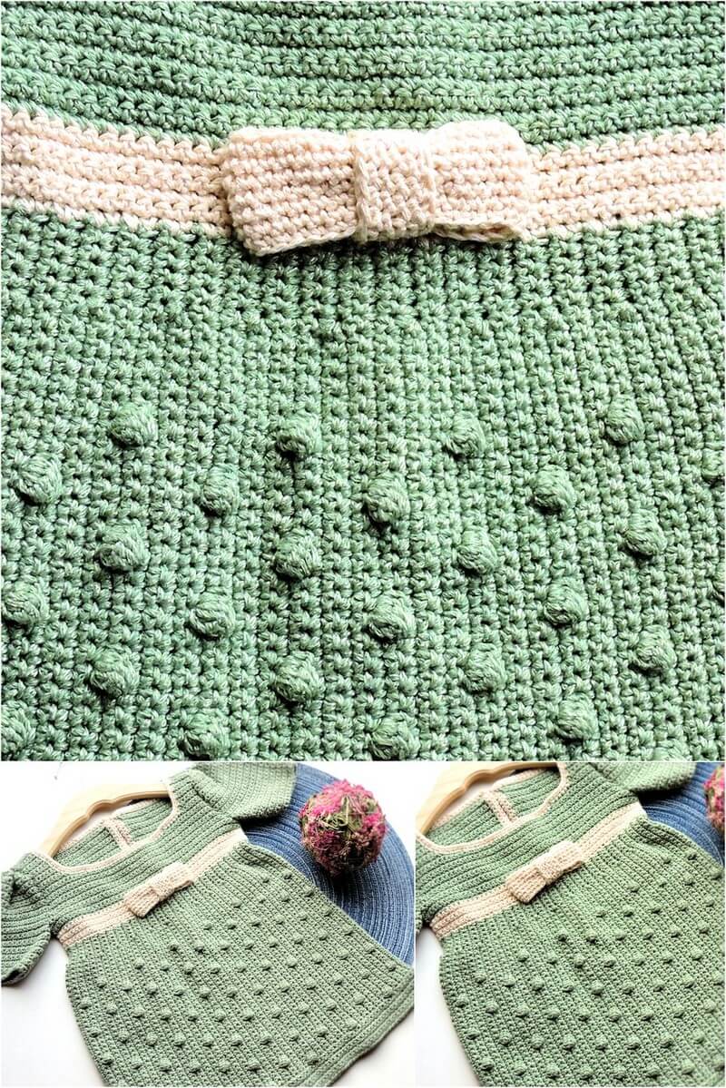 3 Spring Party Girl Dress Free Crochet Pattern 1