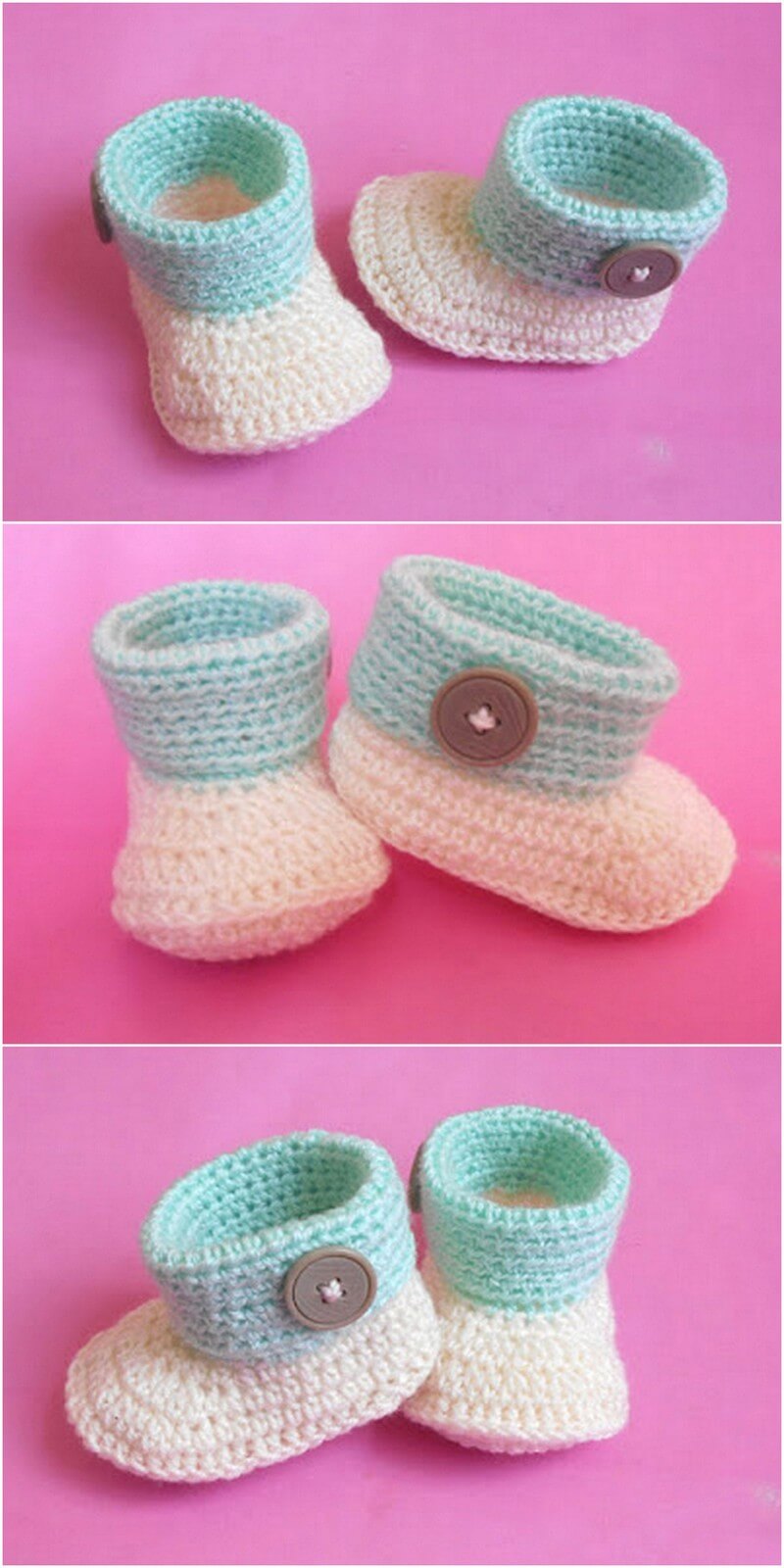 30 Baby Cuffed Booties 1
