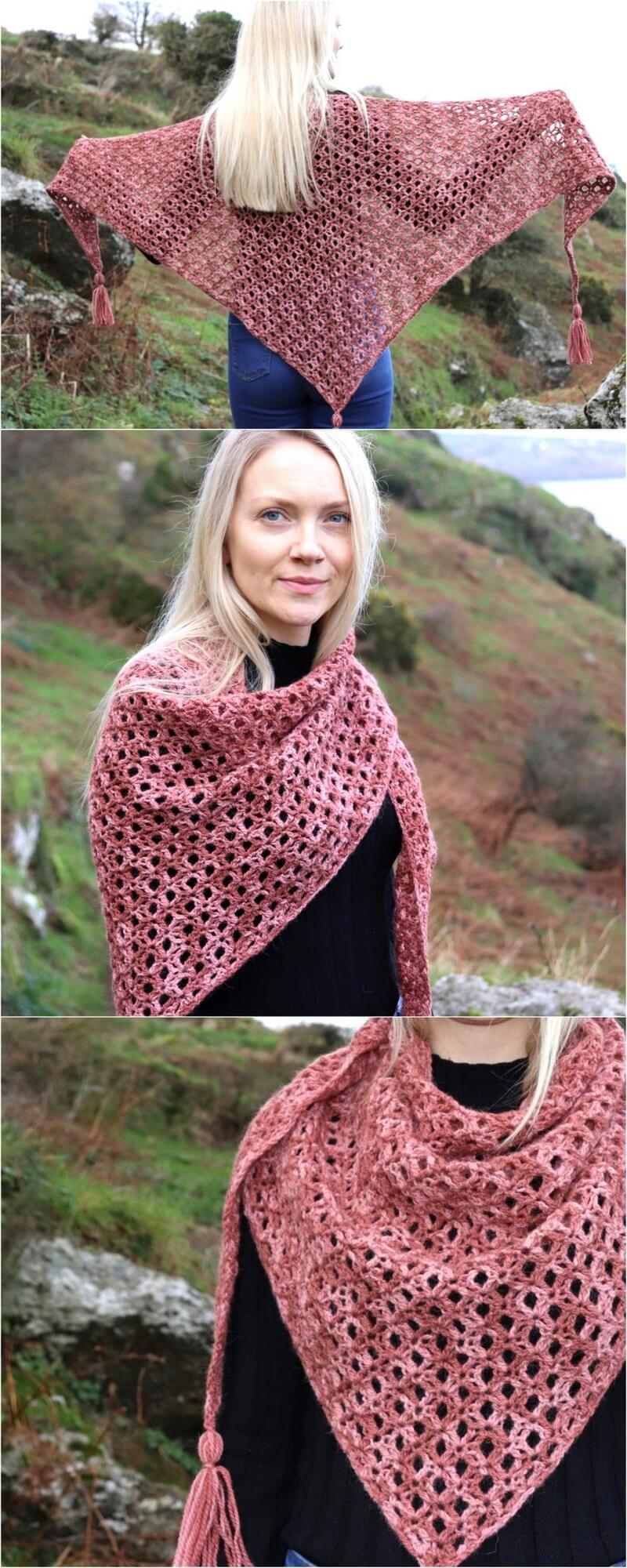 34 Halo Shawl – Free Crochet Shawl Pattern 1