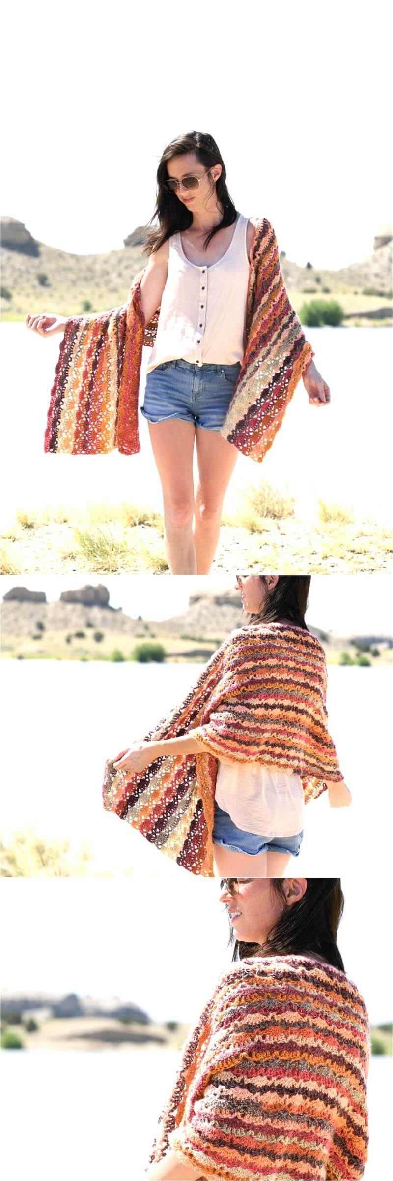 34 Isla Scalloped Wrap – Shawl Crochet Pattern 1