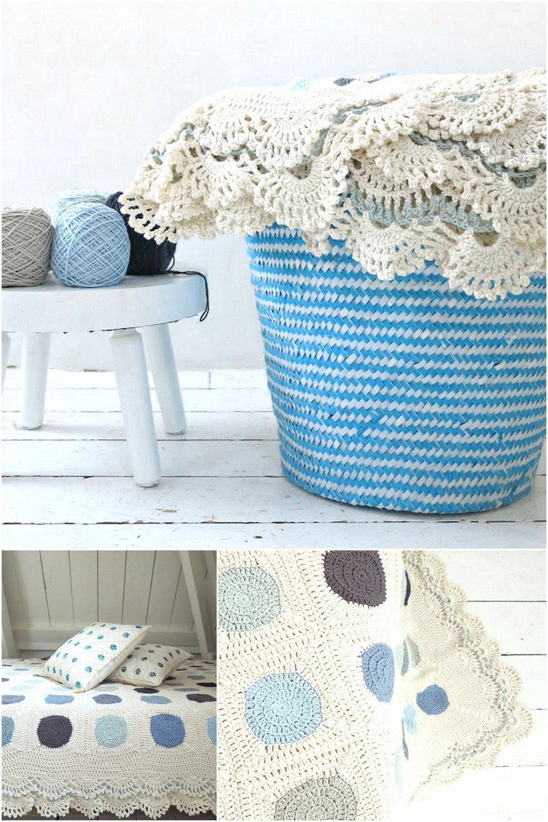 34 THE TALE OF THE DAINTY DOTS BLANKET #3 - PATTERN AND A MINI-TUTORIAL 1