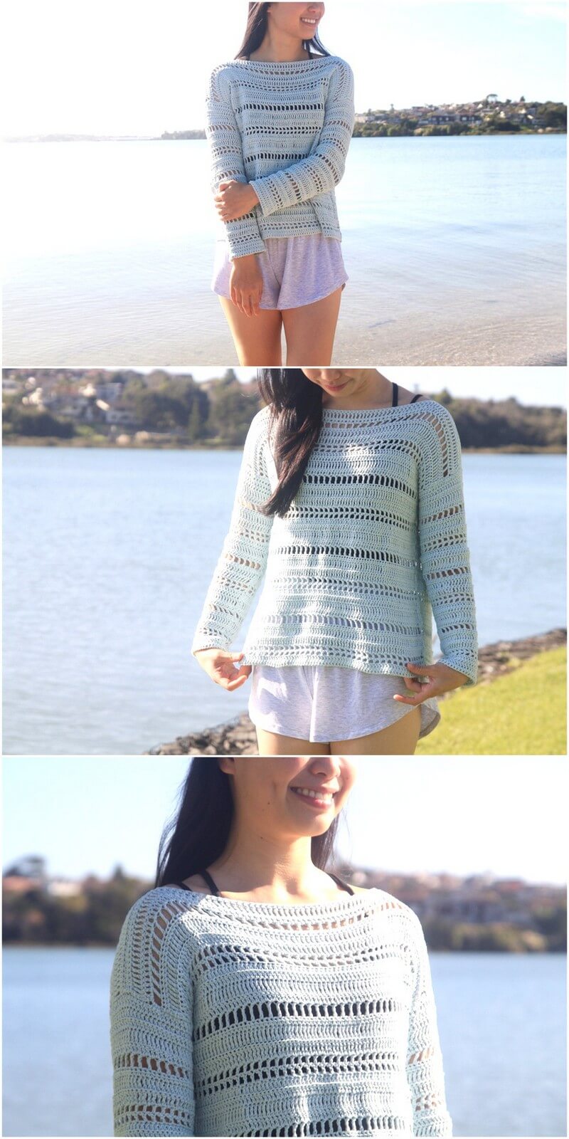 36 CROCHET COASTAL SHORES SWEATER – FREE CROCHET PATTERN 1
