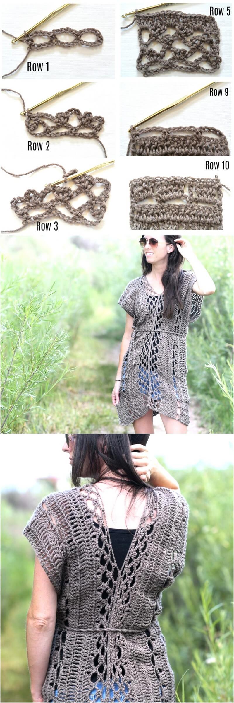 37 Madrid Tunic Free Crochet Pattern 1