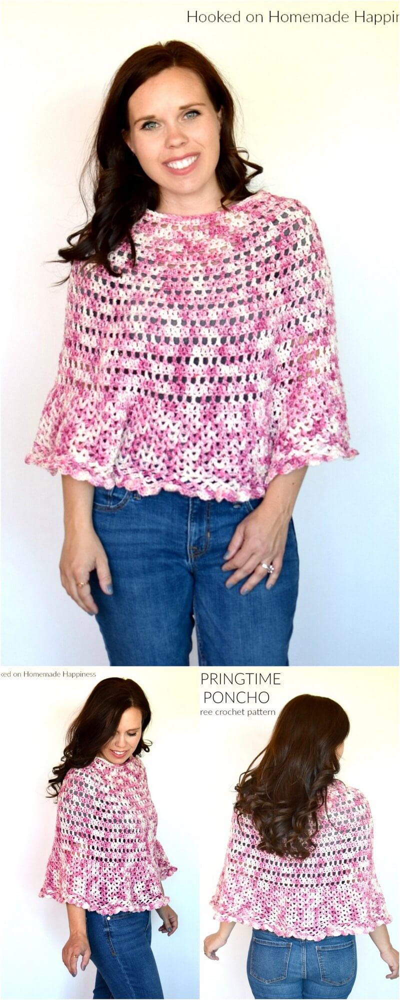38 Springtime Poncho Crochet Pattern 1