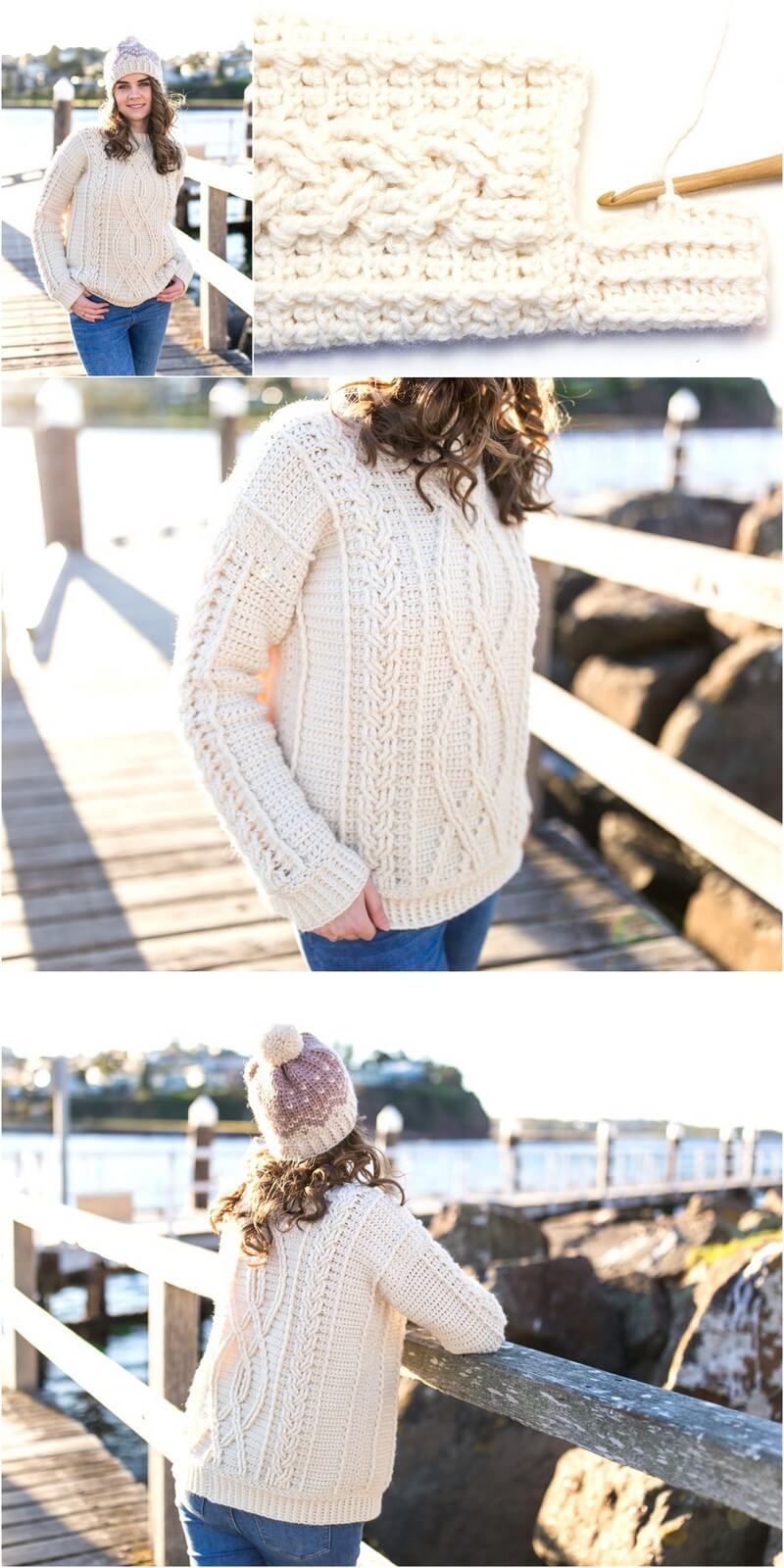 39 fishermen-sweater-crochet-pattern 1