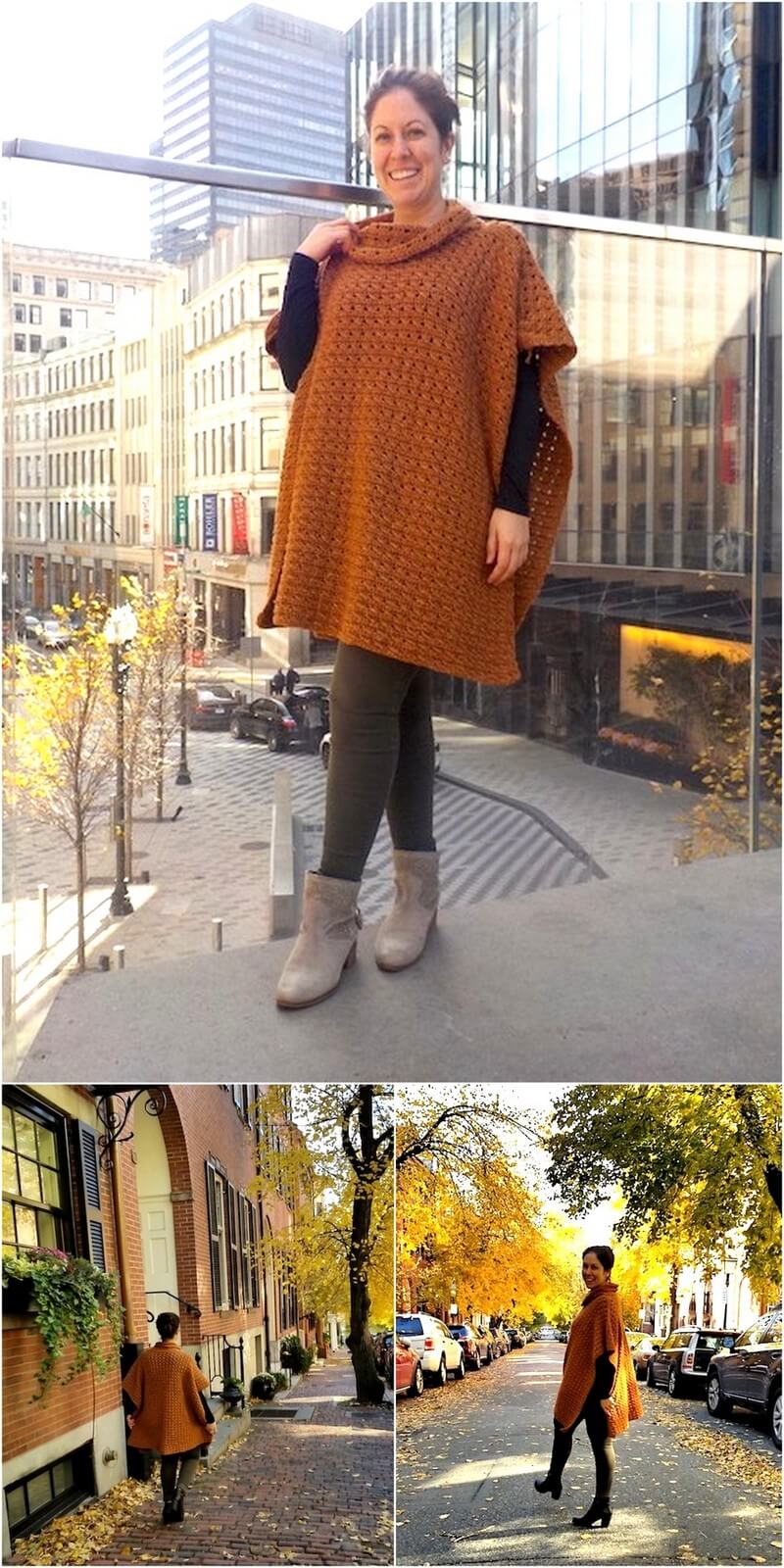 4 Beacon Street Poncho Crochet Pattern 1