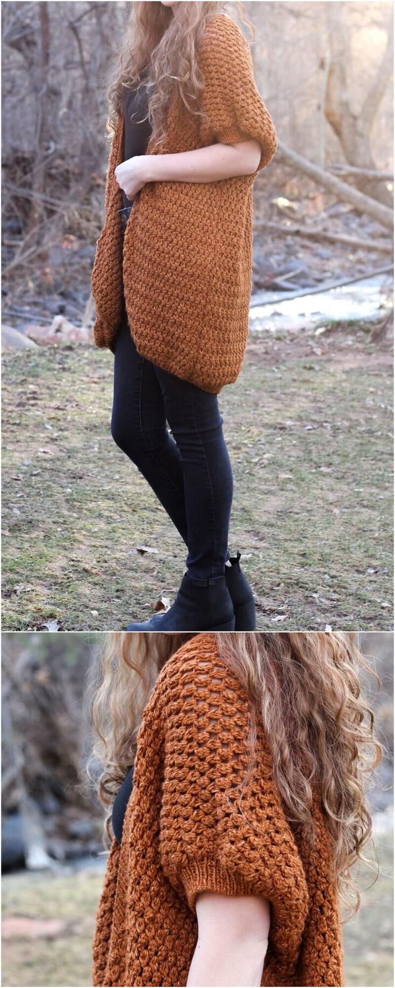 40 Hudson Cardigan - Free Crochet Pattern 1