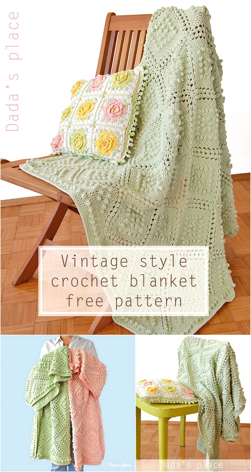 41 Vintage Style Crochet Blanket Pattern 1