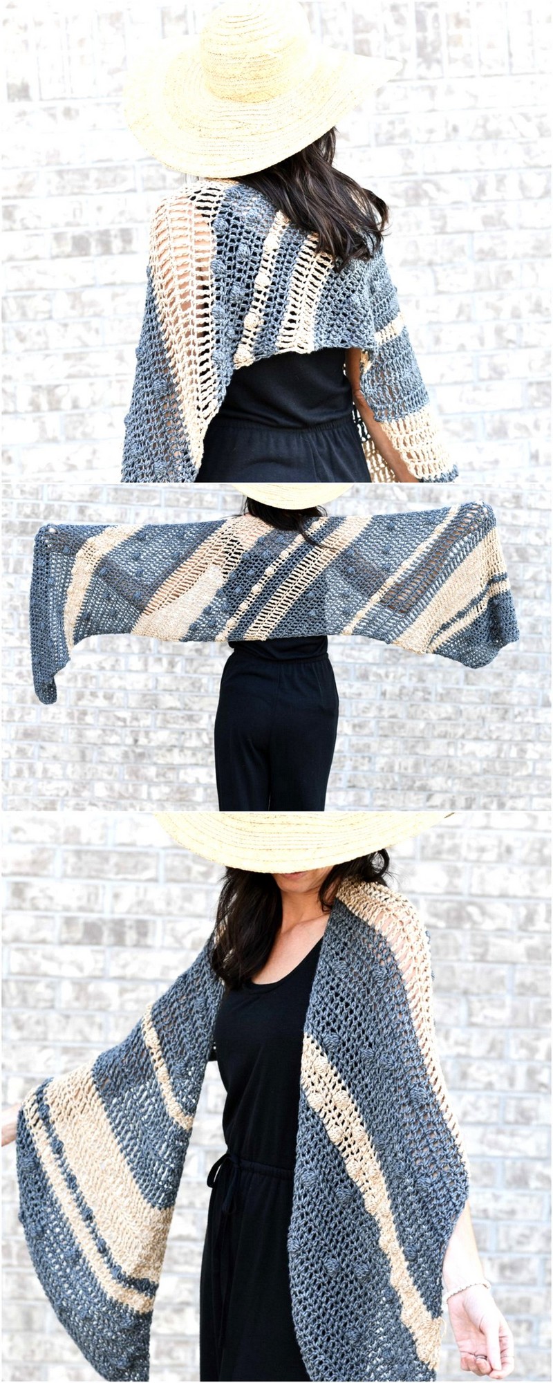43 Santa Monica Bias Wrap Crochet Pattern 1