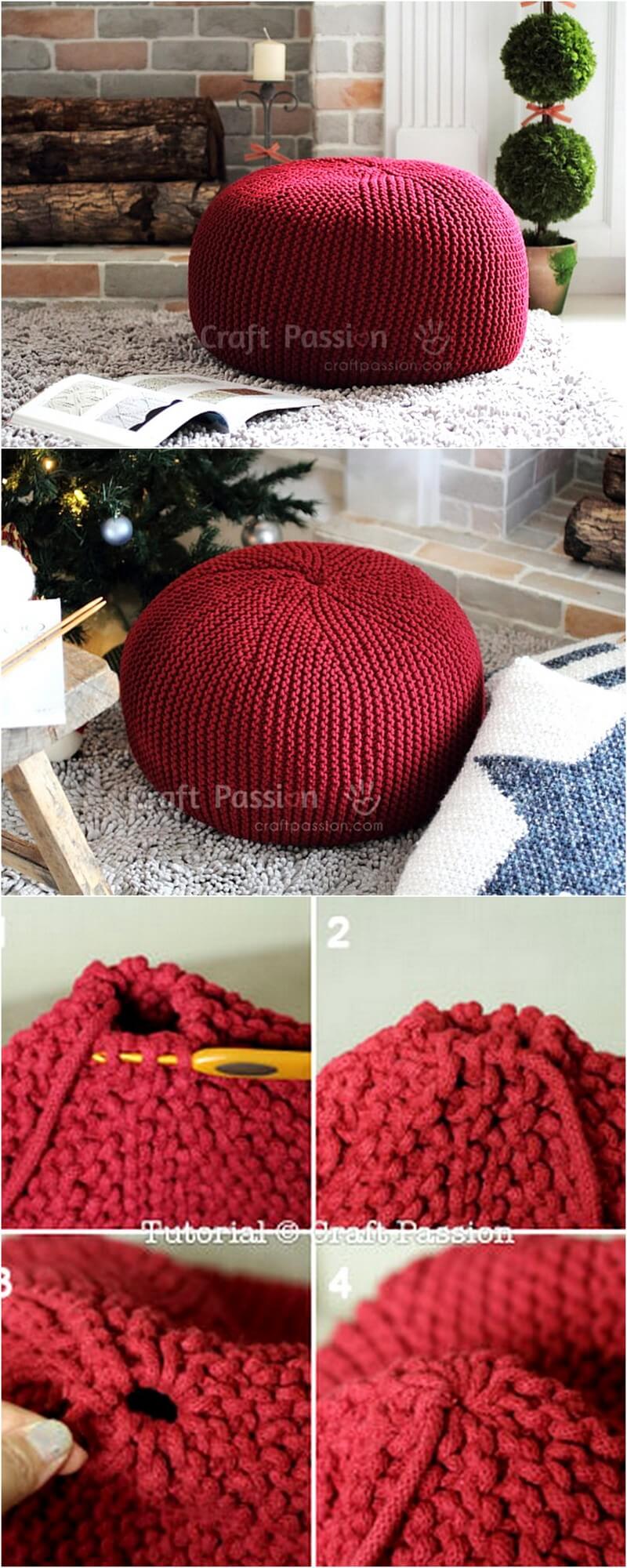 49 POUF KNITTING PATTERN 1