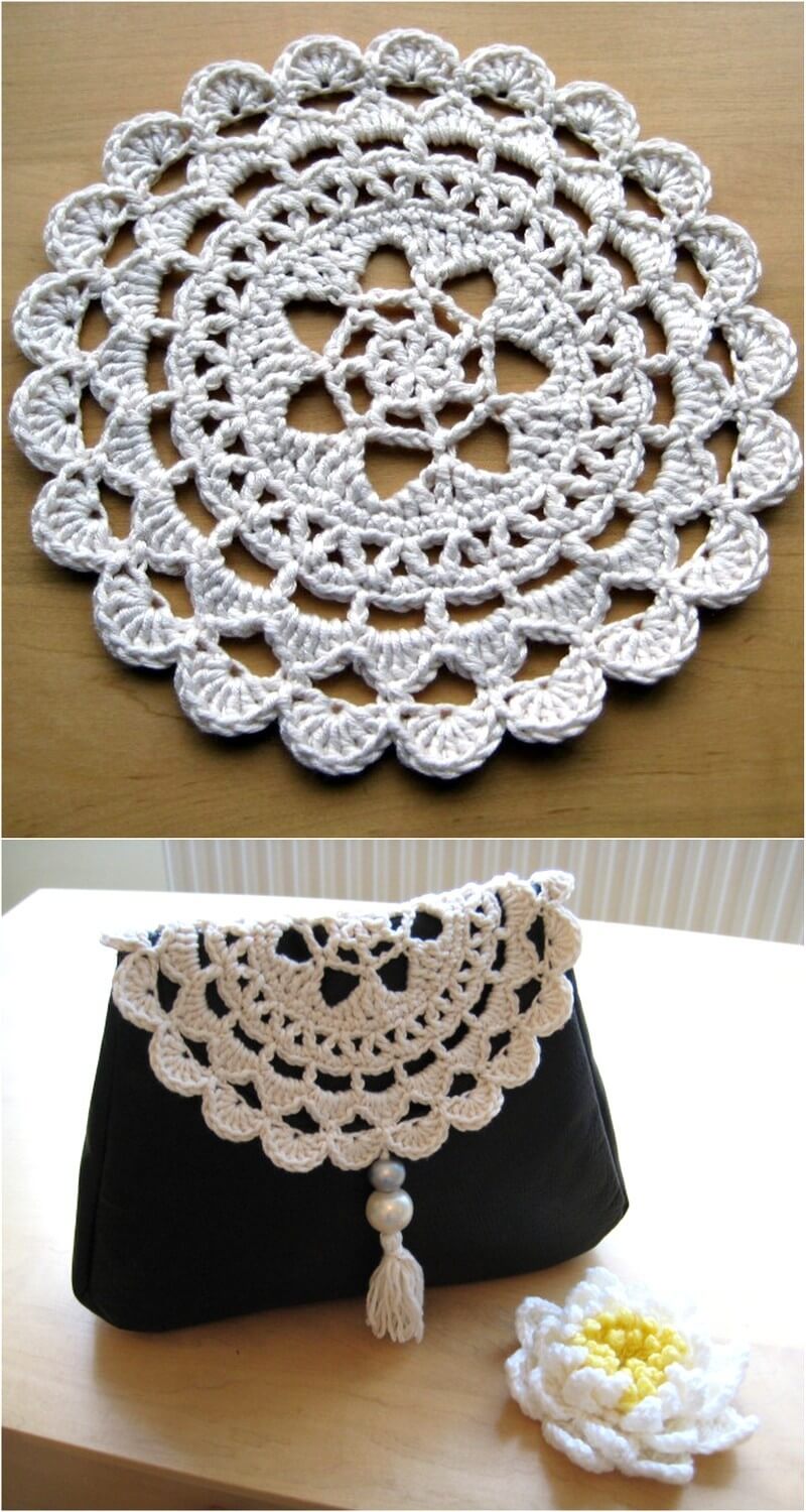 49 Passion Flower Doily 1