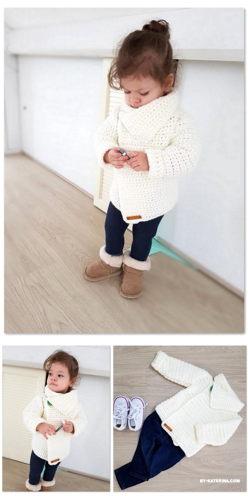 6 Snowdrop Cardigan. Free Crochet Pattern 1