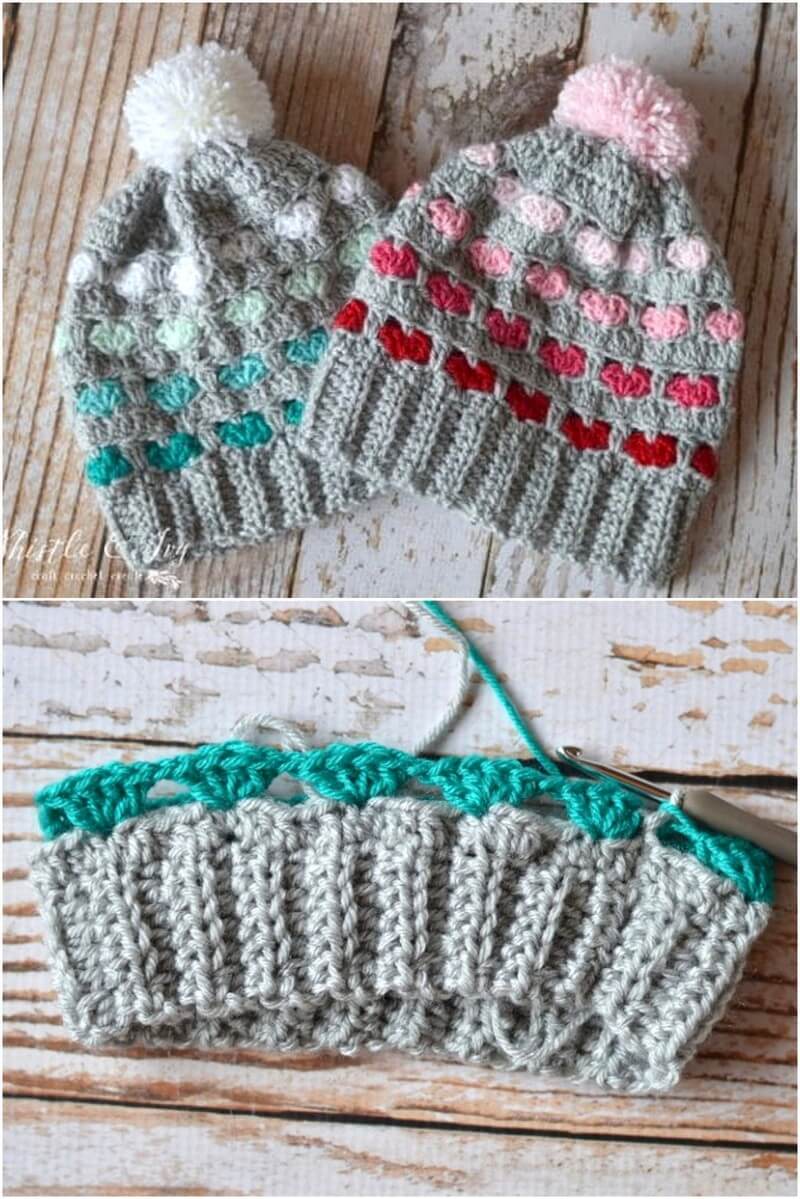 67 Puppy Love Heart Slouchy 1