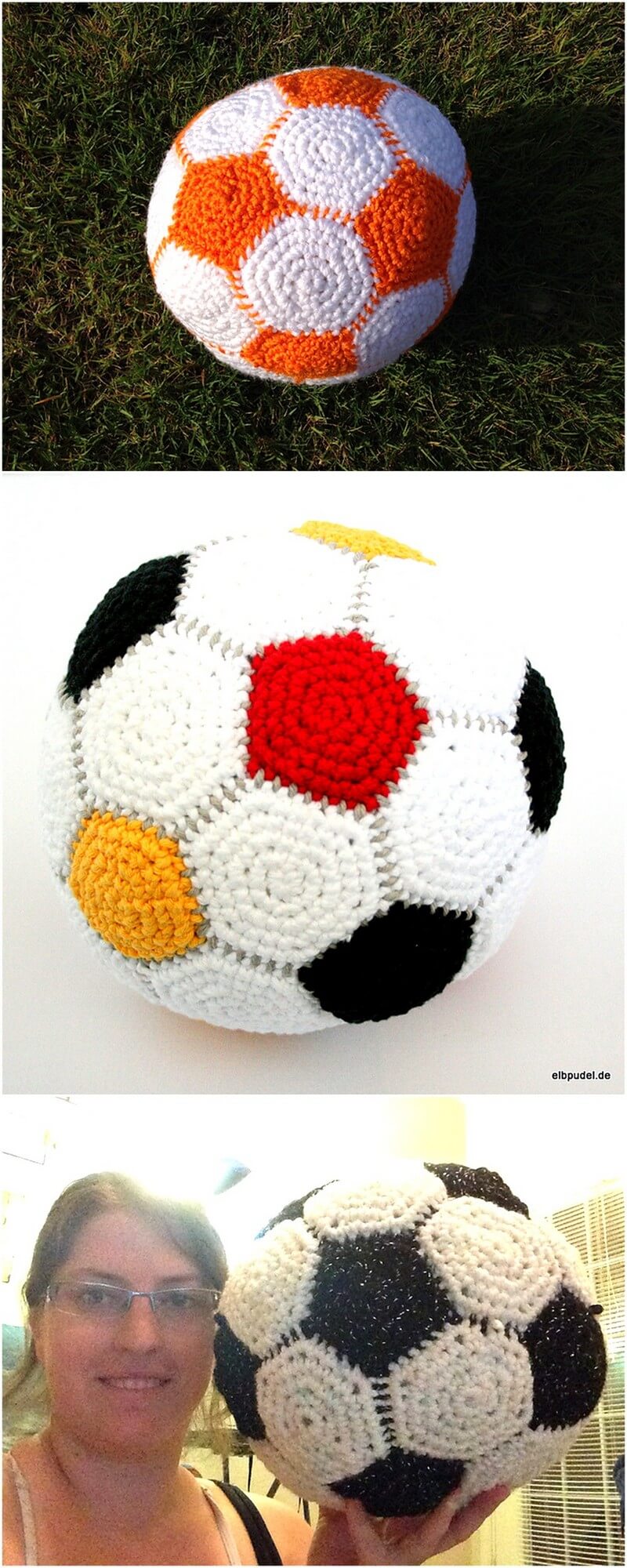 8 Easy Crochet Soccer Ball 1