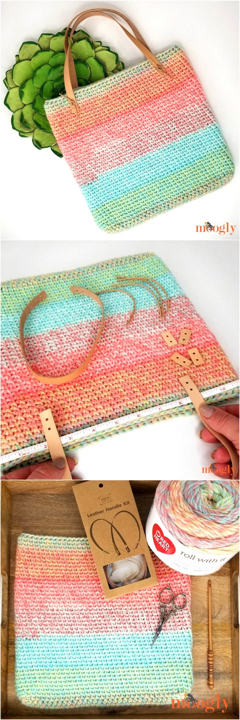 8 SHERBET STRIPES TOTE 1