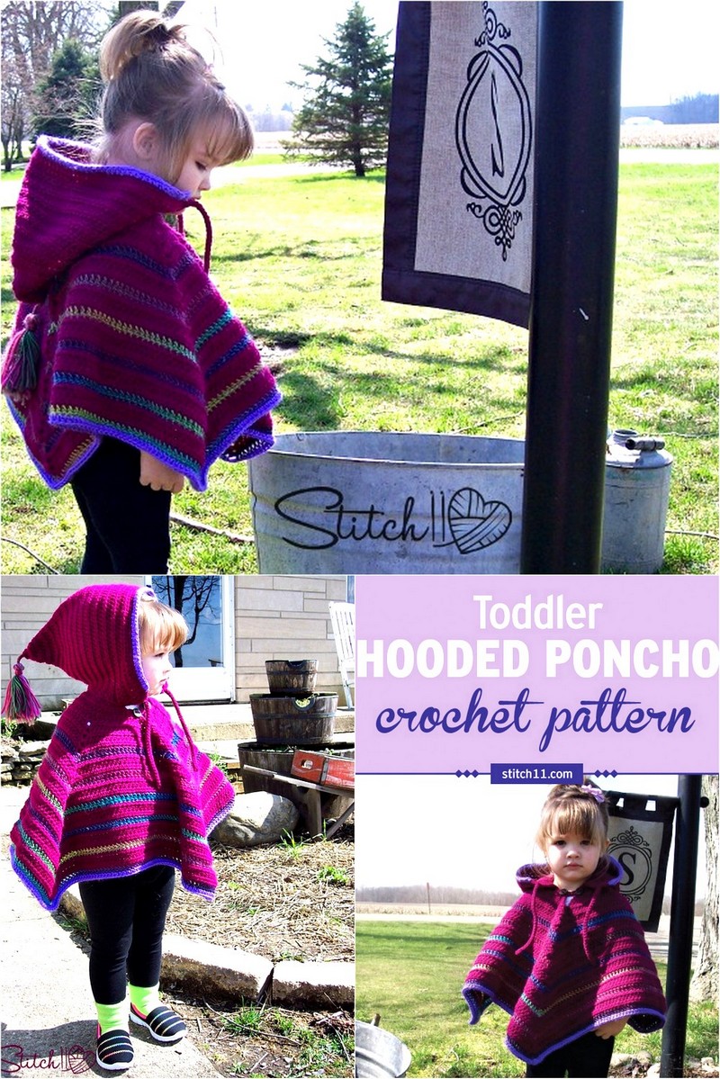96 Toddler Hooded Poncho 1